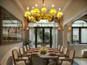 Đèn chùm đồng đá AL8023-10+5